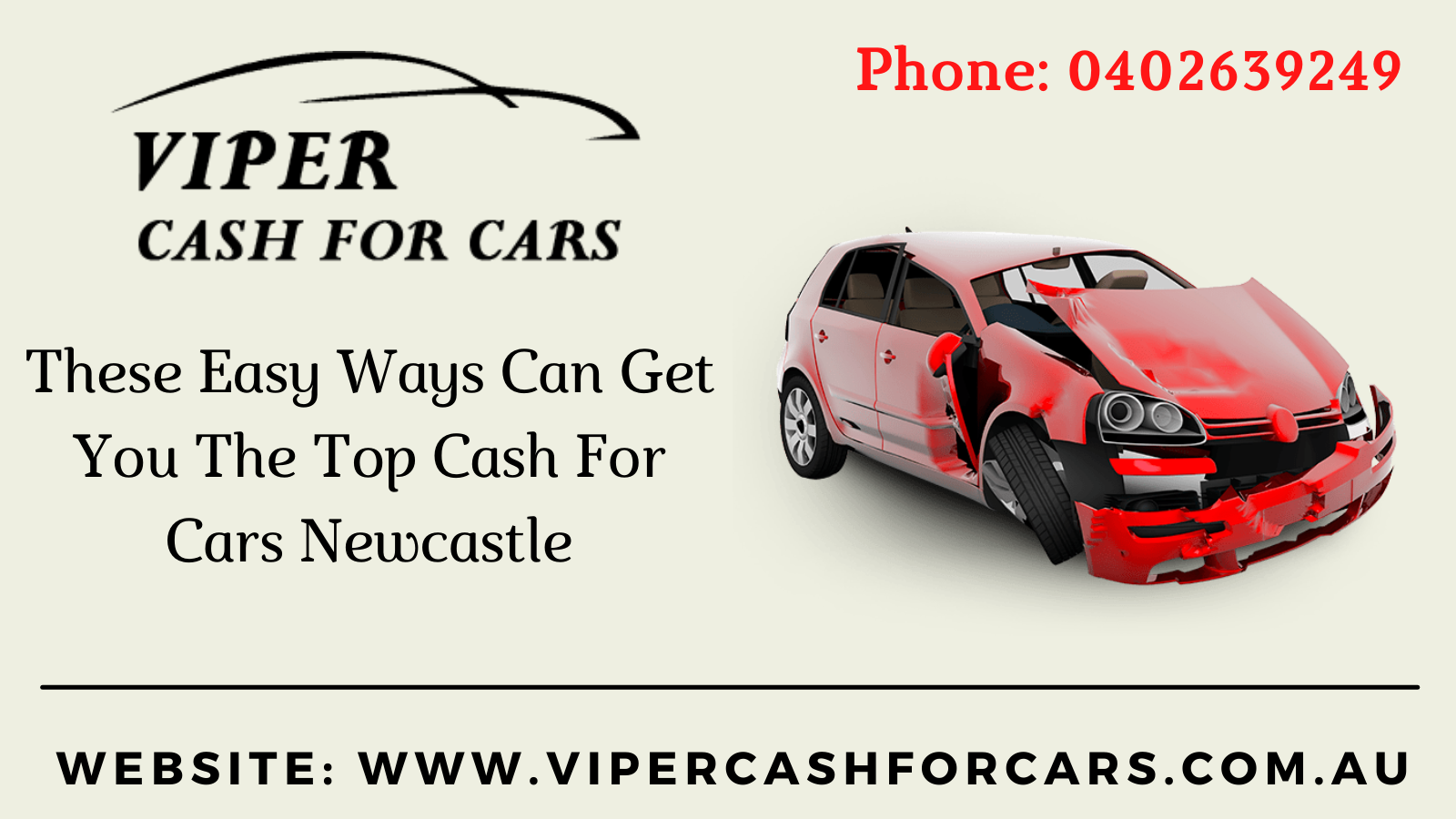 These Easy Ways Can Get You The Top Cash For Cars Newcastle